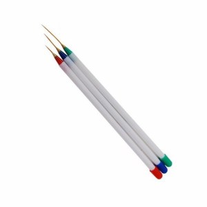 Πινέλα Nail Art σετ 3τεμ